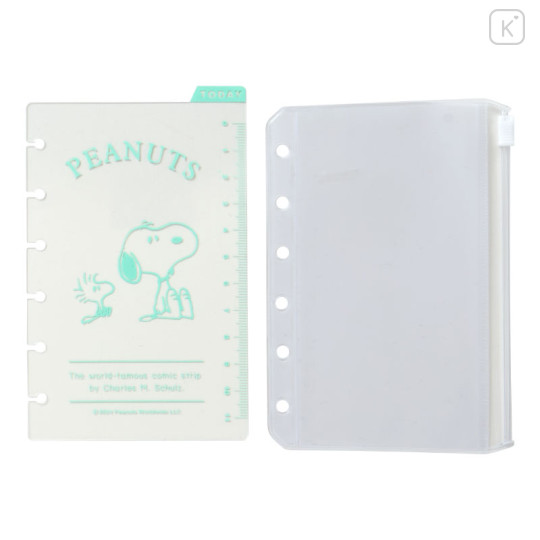 Japan Sanrio Original Personal Organizer Refill Set - Snoopy / 2025 - 3