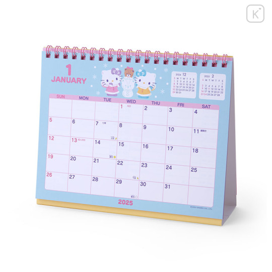 Japan Sanrio Original Ring Calendar - Hello Kitty / 2025 - 2