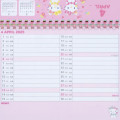 Japan Sanrio Original Ring Calendar - Hello Kitty / 2025 - 6