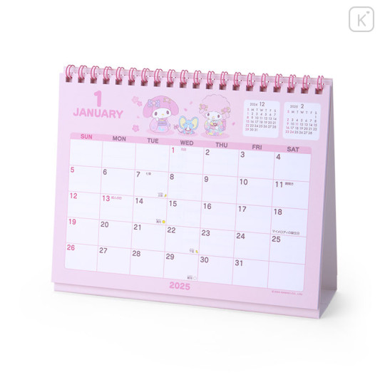 Japan Sanrio Original Ring Calendar - My Melody / 2025 - 2