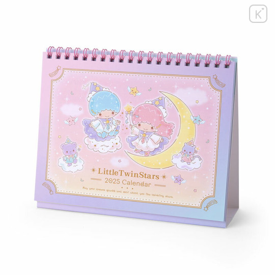 Japan Sanrio Original Ring Calendar - Little Twin Stars / 2025 - 1