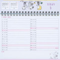 Japan Sanrio Original Ring Calendar - Snoopy / 2025 - 6