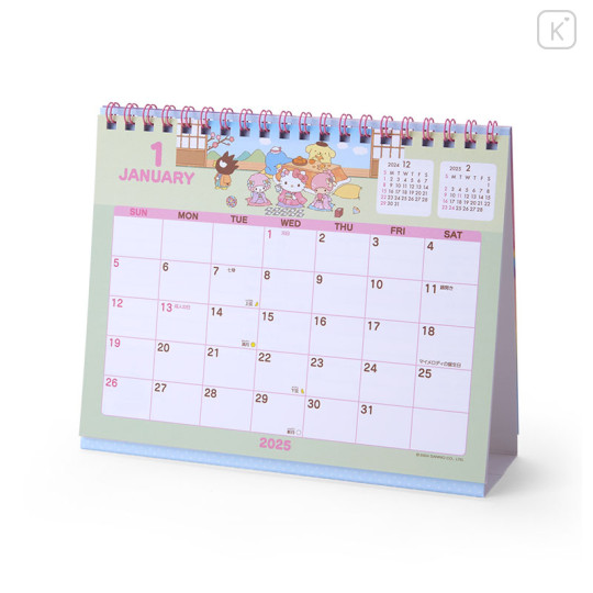 Japan Sanrio Original Ring Calendar - Sanrio Characters / 2025 - 2