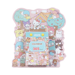 Japan Sanrio Original Daily Wall Calendar - Sanrio Characters / 2025