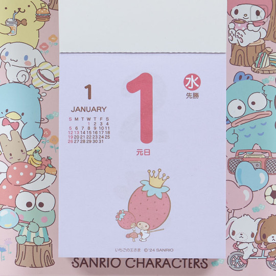 Japan Sanrio Original Daily Wall Calendar - Sanrio Characters / 2025 - 3