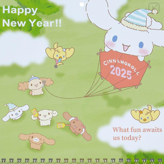 Japan Sanrio Original Wall Calendar (M) - Cinnamoroll / 2025 - 4