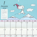 Japan Sanrio Original Wall Horizontal Calendar (M) - Snoopy / 2025 - 4