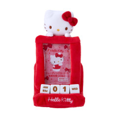 Japan Sanrio Original Mini Plush Perpetual Calendar - Hello Kitty
