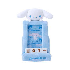 Japan Sanrio Original Mini Plush Perpetual Calendar - Cinnamoroll / 2025