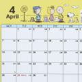 Japan Sanrio Original Ring Calendar (M) - Snoopy / 2025 - 5