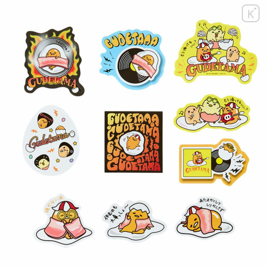 Japan Sanrio Original Sticker Set - Gudetama / Summer Festival - 2