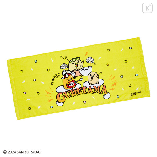 Japan Sanrio Original Face Towel - Gudetama / Summer Festival - 1