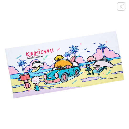 Japan Sanrio Original Face Towel - Kirimichan / Summer Festival - 1