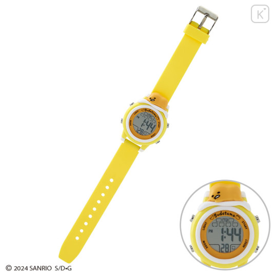 Japan Sanrio Original Digital Watch - Gudetama / Summer Festival - 1