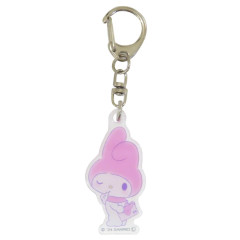 Japan Sanrio Acrylic Keychain - My Melody / Love Letter