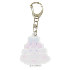 Japan Sanrio Acrylic Keychain - Cinnamoroll / Love