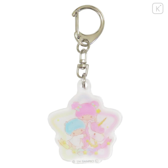 Japan Sanrio Acrylic Keychain - Little Twin Stars / Unicorn - 1