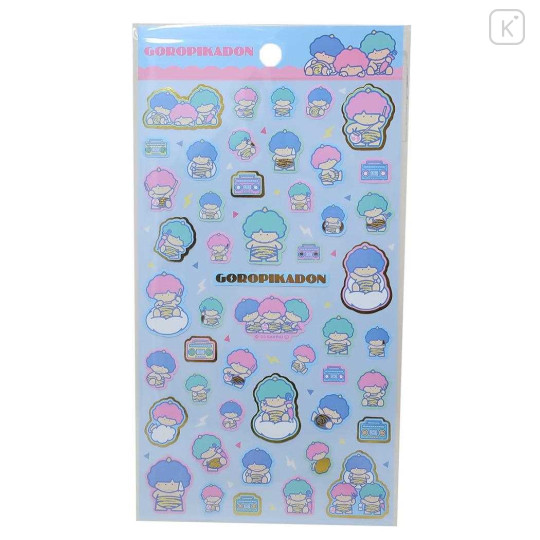 Japan Sanrio Gold Accent Sticker - Goropikadon - 1