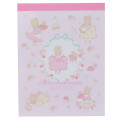 Japan Sanrio Mini Notepad - Marroncream / Pink - 1