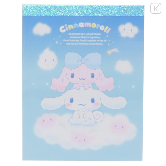 Japan Sanrio Mini Notepad - Cinnamoroll / Love - 1