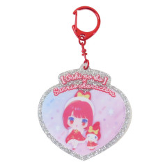 Japan Sanrio × Oshinoko Acrylic Keychain - My Melody : Glitter Heart