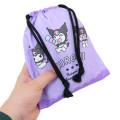 Japan Sanrio Drawstring Pouch - Kuromi / Ice Cream - 2