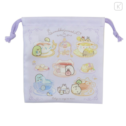 Japan San-X Drawstring Bag (S) - Sumikko Gurashi / Rabbit's Mysterious Spell - 1