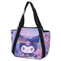 Japan Sanrio Insulated Cooler Balloon Lunch Bag - Kuromi / Kuromify The World