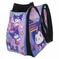 Japan Sanrio Insulated Cooler Balloon Lunch Bag - Kuromi / Kuromify The World - 2