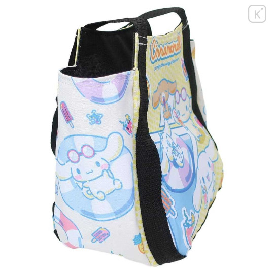 Japan Sanrio Insulated Cooler Balloon Lunch Bag - Cinnamoroll / Summer Pool Party - 2