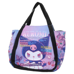 Japan Sanrio Insulated Cooler Balloon Tote Bag - Kuromi / Kuromify The World