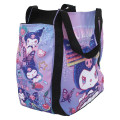 Japan Sanrio Insulated Cooler Balloon Tote Bag - Kuromi / Kuromify The World - 2