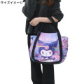 Japan Sanrio Insulated Cooler Balloon Tote Bag - Kuromi / Kuromify The World - 6