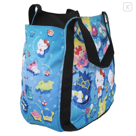 Japan Sanrio Insulated Cooler Balloon Tote Bag - Characters / Summer Pool Party - 2