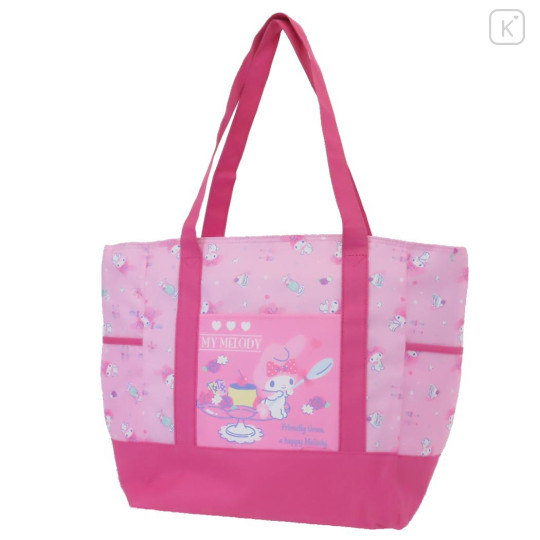 Japan Sanrio Insulated Cooler Tote Bag - My Melody / Sweet Pink - 1