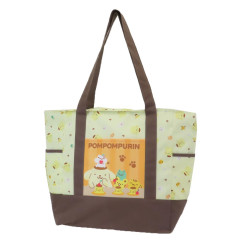 Japan Sanrio Insulated Cooler Tote Bag - Pompompurin / Pudding