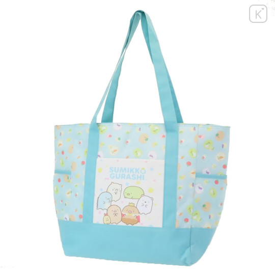 Japan San-X Insulated Cooler Tote Bag - Sumikko Gurashi / Food Kingdom - 1