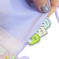 Japan San-X Gym Sack Knapsack Drawstring Backpack - Sumikko Gurashi / Purple & Gold - 4