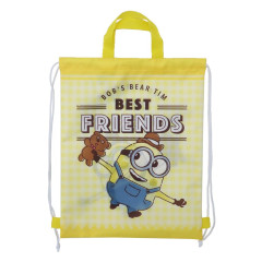 Japan Minions Gym Sack Knapsack Drawstring Backpack - Bob & Bear Tim