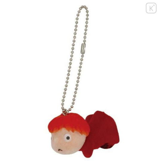 Japan Ghibli Petit Flocked Keychain - Ponyo - 1