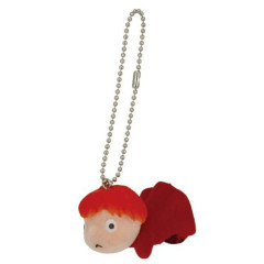 Japan Ghibli Petit Flocked Keychain - Ponyo