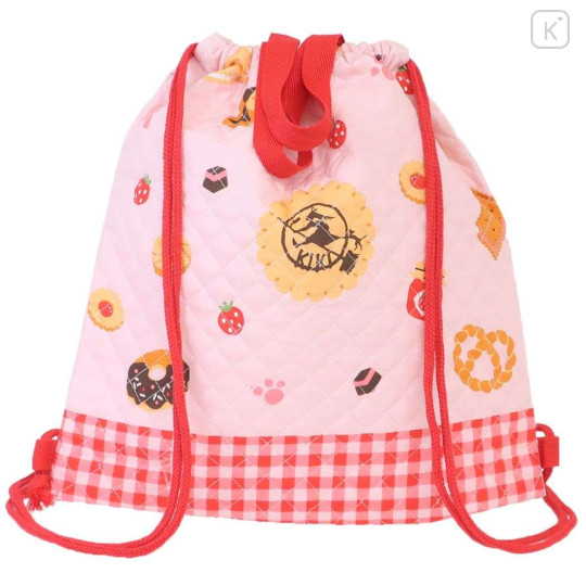 Japan Ghibli Gym Sack Knapsack Drawstring Backpack - Kiki's Delivery Service / Jiji Quilted Dessert - 2