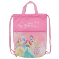 Japan Disney Gym Sack Knapsack Drawstring Backpack - Princess / Pink - 1