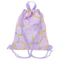 Japan Disney Gym Sack Knapsack Drawstring Backpack - Rapunzel / Flower - 2