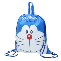 Japan Doraemon Gym Sack Knapsack Drawstring Backpack - Smile Face