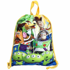 Japan Disney Gym Sack Knapsack Drawstring Backpack - Toy Story / Quilted