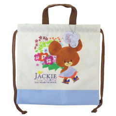 Japan The Bear's School Gym Sack Knapsack Drawstring Backpack - Flower