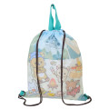 Japan San-X Gym Sack Knapsack Drawstring Backpack - Rilakkuma / Sun Camping - 2