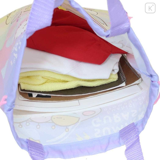 Japan San-X Gym Sack Knapsack Drawstring Backpack - Sumikko Gurashi : Mysterious Friends - 3
