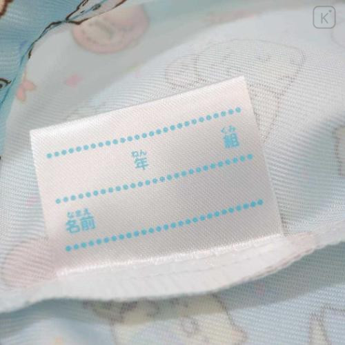 Japan San-X Gym Sack Knapsack Drawstring Backpack - Sumikko Gurashi / Mysterious Friends Blue - 4